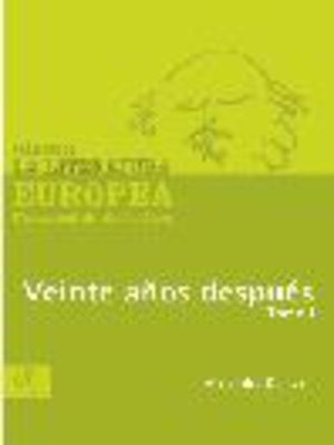 cover image of Veinte años después, Tomo 1